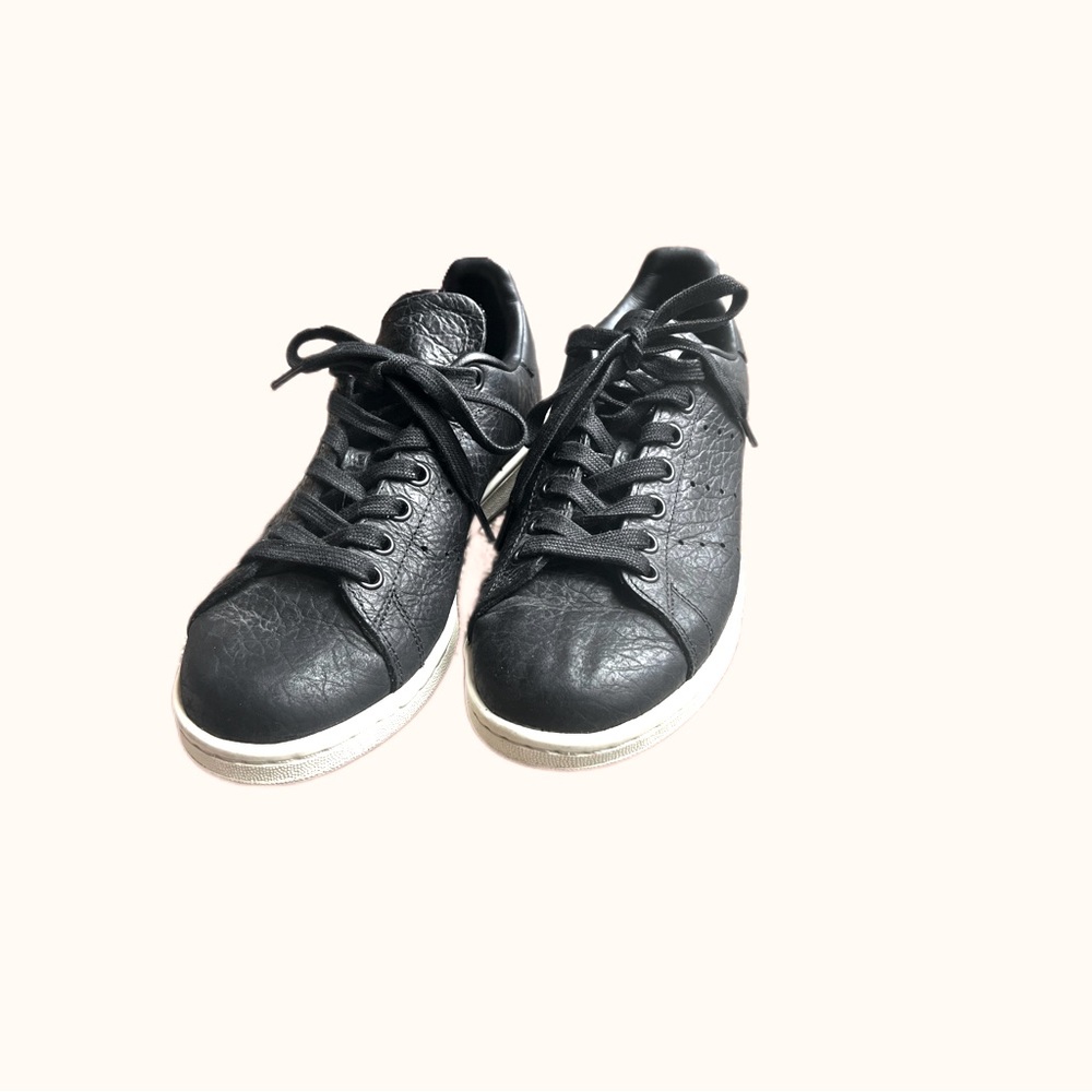 Black Adidas Originals Stan Smith sneakers size 5.5/7
